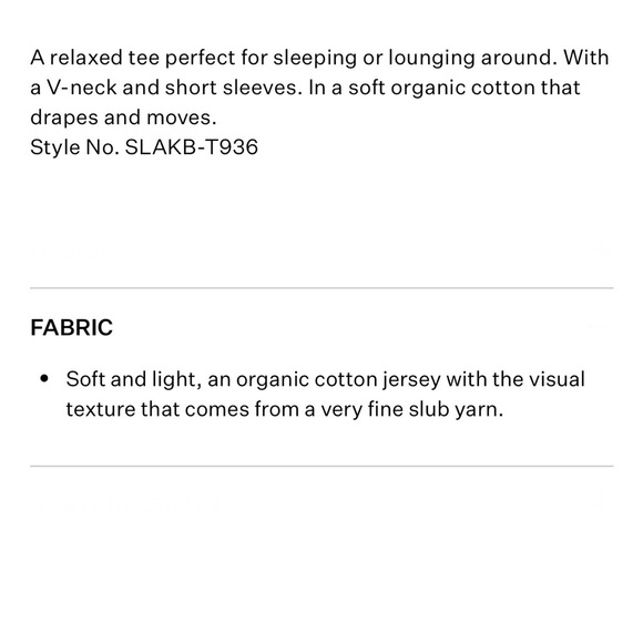 EILEEN FISHER L XL Slubby Organic Cotton V-Neck Sleep Tee in Ash • Lightweight - Picture 7 of 13